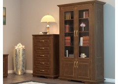 DreamLine Шкаф библиотека 2-х створчатая Палермо бук DreamLine Шкаф библиотека 2-х створчатая Палермо бук