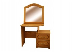 DreamLine Туалетный стол с зеркалом №1 (бук)