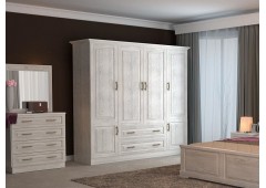 DreamLine Шкаф 4-х створчатый (МЛПД/бук)