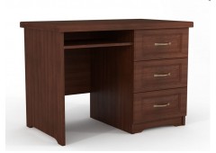 DreamLine Стол компьютерный с тумбой и выкатной полкой (бук)