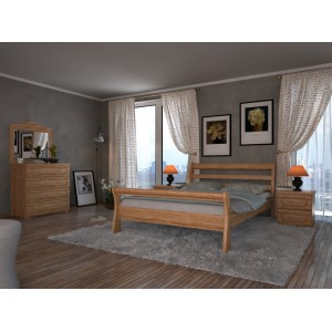 Кровать DreamLine Милан (бук)