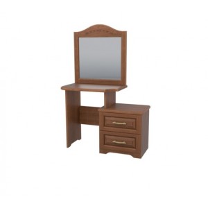 DreamLine Туалетный стол с зеркалом Эдем (ясень)