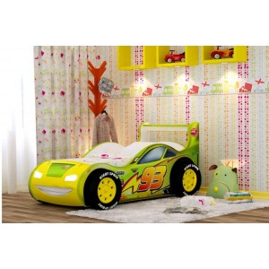 Кровать Молния 3D (зеленый)