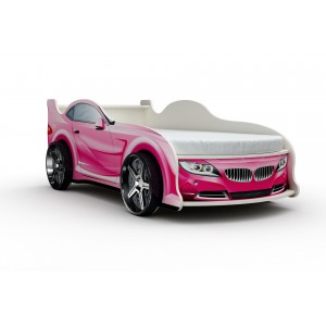 Кровать "БМВ Мини" Розовая