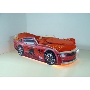 Кровать Молния Премиум Красная