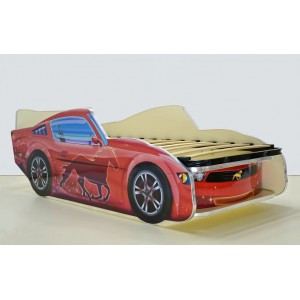 Кровать "Мустанг Красная"