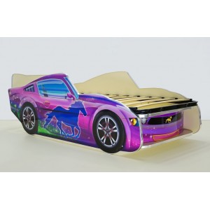 Кровать "Мустанг Сиреневая"