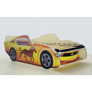 Кровать "Мустанг Желтая"