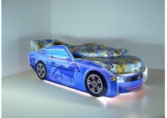 Кровать Мустанг Премиум Синяя