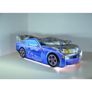 Кровать Мустанг Премиум Синяя