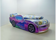 Кровать Мустанг Премиум Сиреневая