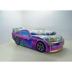 Кровать Мустанг Премиум Сиреневая