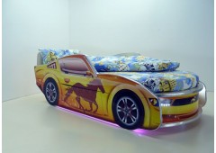 Кровать Мустанг Премиум Желтая