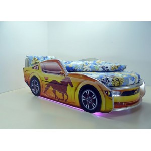 Кровать Мустанг Премиум Желтая