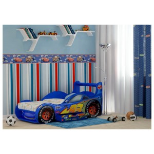 Кровать Молния + (синий)