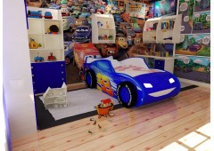 Кровать Топ Спит 3D синяя