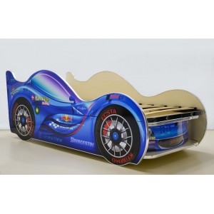 Кровать "Спорт кар 2 Синяя"