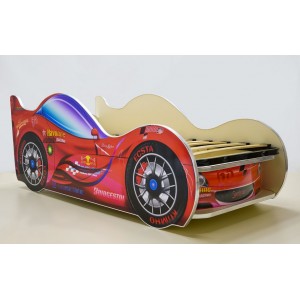 Кровать "Спорт кар 2 Красная"