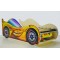 Кровать "Спорт кар 2 Желтая"