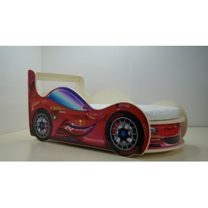 Кровать Спорткар Премиум Красная