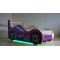 Кровать Спорткар Премиум Сиреневая