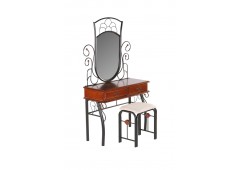 Туалетный столик с банкеткой M&K FD 247 (Темная вишня) Туалетный столик с банкеткой M&K FD 247 (Темная вишня)