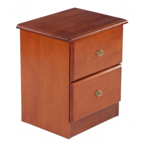 Тумба прикроватная M&K "Агата" 836-2D-STD (Темная вишня)