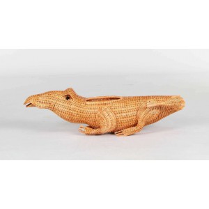 Декоративный элемент M&K С-01 цветочница (Крокодил) 71х18х28 см