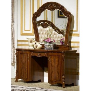 Столик туалетный M&K Виолетта 145х52х189 см (RED CHERRY)