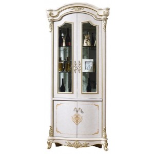 Витрина M&K Адель 2- дверная (угловая) (Бежевый)