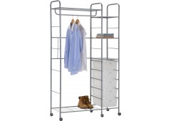 Вешалка для гардеробных M&K CH-4617 с ящиками, на колесиках