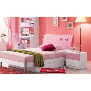 Кровать детская M&K MK-4605-PI (Розовый)