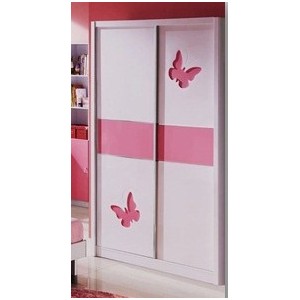 Шкаф купе 2-х дверный M&K MK-4607-PI (Розовый)