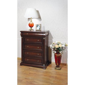 Нотти Комод с 5-ю ящиками M&K 9901 CHEST OF 5 DRAWERS (ТЁМНЫЙ ОРЕХ)
