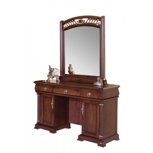 Нотти Туалетный столик с зеркалом M&K 9901 (ТЁМНЫЙ ОРЕХ)