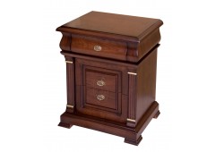 Нотти Тумба прикроватная M&K 9901 NIGHT TABLE (ТЁМНЫЙ ОРЕХ)