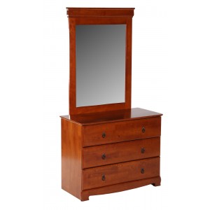 Комод с зеркалом M&K "Агата" 836-DT (Темная вишня)