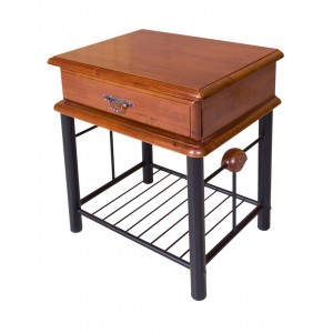 Тумба прикроватная M&K ST-3 Bedside table (Темная вишня)