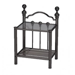 Тумба прикроватная M&K A4163 (Черный Никель)