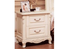 Тумба прикроватная M&K "Милано" 60х45х66 см (Слоновая кость)