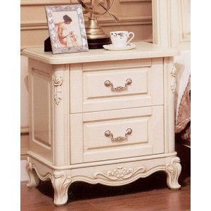 Тумба прикроватная M&K "Милано" 60х45х66 см (Слоновая кость)