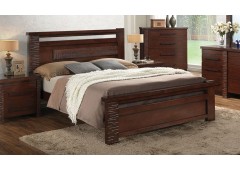 Кровать M&K "Роберта" 3955-WSR-BW (Dark Wenger)