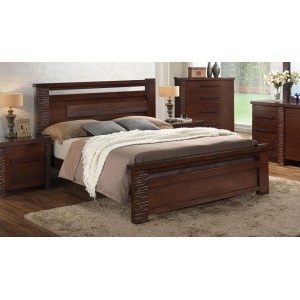 Кровать M&K "Роберта" 3955-WSR-BW (Dark Wenger)