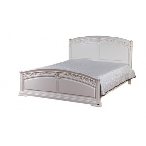 Кровать M&K С05 "Валенсия"  "BED" (Белый)