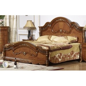 Кровать M&K Юлиана BED (180*200) (Темный орех)