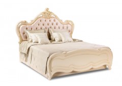 Кровать M&K "Милано" 8802-A 180*200 см (Слоновая кость)