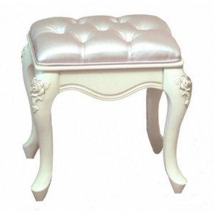 Банкетка M&K "Милано" ЭКОКОЖА (МТ8816), 50х36х46 см (Слоновая кость)