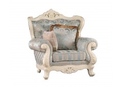 Кресло M&K "Милано" (ткань "УЗОР") 116х90х115 см (Слоновая кость)