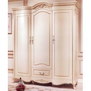 Шкаф M&K "Милано" 8803-B 3-дверный 175х64х216 см (Слоновая кость)