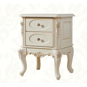 Тумба прикроватная M&K "Милано" 8802-A 60х45х65,5 см (Слоновая кость)